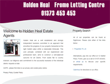 Tablet Screenshot of holdenheal.com